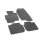 Gummimatten für MITSUBISHI Colt 5-tĂĽrig ab 2008 bis 2012 - schwarz, 1,5 cm Rand