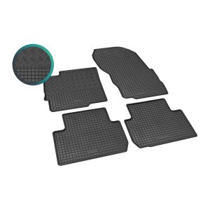 Gummimatten für MITSUBISHI Eclipse Cross ab 2018 - schwarz, 1,5 cm Rand