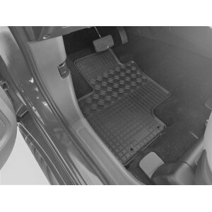 Gummimatten für MITSUBISHI Eclipse Cross PHEV ab 2021 - schwarz, 1,5 cm Rand