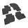 Gummimatten für MITSUBISHI Eclipse Cross PHEV ab 2021 - schwarz, 1,5 cm Rand