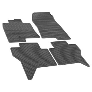 Gummimatten für MITSUBISHI Pajero 5-tĂĽrig ab 2000 - schwarz, 1,5 cm Rand