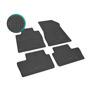 Gummimatten für NISSAN Juke / Juke Hybridab 2020 - schwarz, 1,5 cm Rand