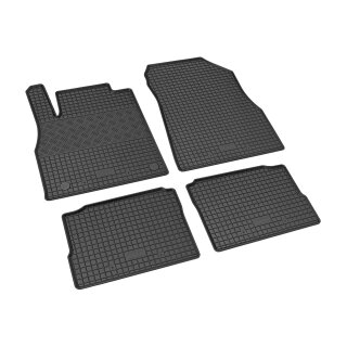 Gummimatten für NISSAN Micra V 2017- - schwarz, 1,5 cm Rand