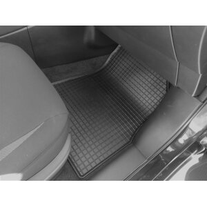 Gummimatten für NISSAN Micra V 2017- - schwarz, 1,5 cm Rand