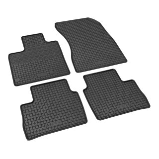 Gummimatten für NISSAN Qashqai ab 2022 - schwarz, 1,5 cm Rand