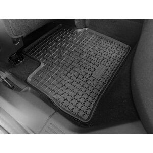 Gummimatten für NISSAN Qashqai ab 2022 - schwarz, 1,5 cm Rand