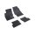 Gummimatten für OPEL Adam ab 2013 bis 2013 - schwarz, 1,5 cm Rand