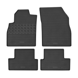 Gummimatten für OPEL Astra J ab 2010 bis 2015 - schwarz, 1,5 cm Rand