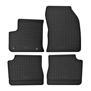 Gummimatten für OPEL Corsa-e F ab 2020 - schwarz, 1,5 cm Rand