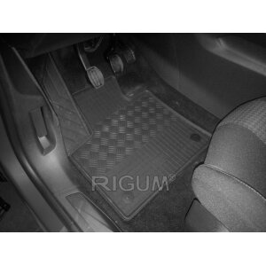 Gummimatten für PEUGEOT 3008 PHEV ab 2019 - schwarz, 1,5 cm Rand