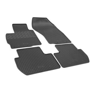 Gummimatten für PEUGEOT 4007 ab 2007 bis 2012 - schwarz, 1,5 cm Rand