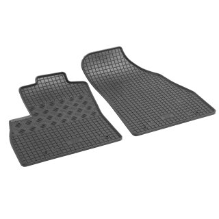 Gummimatten für PEUGEOT Bipper ab 2008 bis 2014 - 2Sitze - schwarz, 1,5 cm Rand