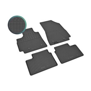Gummimatten für RENAULT Arkana Hybrid ab 2021 - schwarz, 1,5 cm Rand