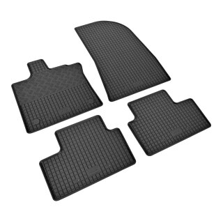 Gummimatten für RENAULT Captur ab 2020 - schwarz, 1,5 cm Rand