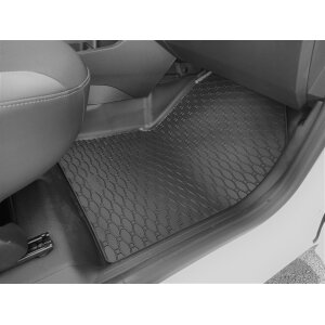 Gummimatten für RENAULT Express Van ab 2021 - 2Sitze - schwarz, 1,5 cm Rand