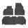 Gummimatten für RENAULT Kangoo ab 2008 bis 2021 - 5Sitze - schwarz, 1,5 cm Rand