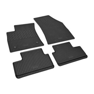 Gummimatten für RENAULT Megane Grand Coupe ab 2016 - schwarz, 1,5 cm Rand