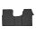 Gummimatten für RENAULT Trafic ab 2002 bis 2014 - 3Sitze - schwarz, 1,5 cm Rand