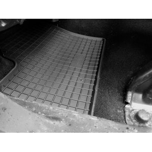 Gummimatten für RENAULT Twingo ab 2015 - schwarz, 1,5 cm Rand