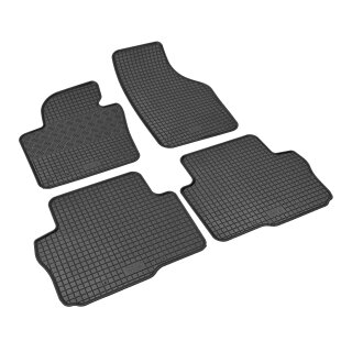 Gummimatten für SEAT Alhambra ab 2010 bis 2020 - 5Sitze - schwarz, 1,5 cm Rand