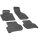 Gummimatten für SEAT Altea XL ab 2006 bis 2015 - schwarz, 1,5 cm Rand