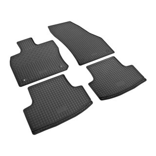 Gummimatten für SEAT Ateca ab 2016 - schwarz, 1,5 cm Rand