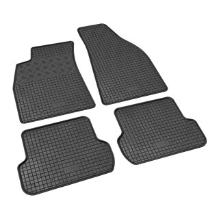 Gummimatten für SEAT Exeo ab 2008 bis 2013 - schwarz, 1,5 cm Rand