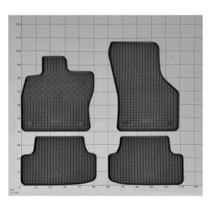Passgenaue Gummifußmatten von RIGUM passend für SEAT Leon ab 2013 bis 2019