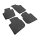 Gummimatten für SEAT Toledo ab 2012 bis 2018 - schwarz, 1,5 cm Rand