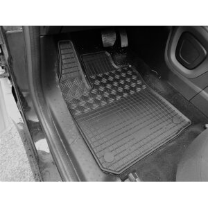 Gummimatten für SMART ForFour EQ ab 2017 - schwarz,...