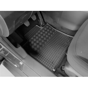 Gummimatten für SSANGYONG Tivoli ab 2015 - schwarz, 1,5 cm Rand