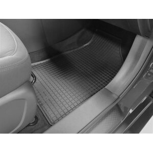 Gummimatten für SSANGYONG Tivoli ab 2015 - schwarz, 1,5 cm Rand