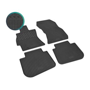 Gummimatten für SUBARU Outback V 2015 bis 2019 - schwarz, 1,5 cm Rand