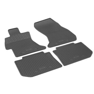 Gummimatten für SUBARU XV I ab 2012 bis 2017 - schwarz, 1,5 cm Rand