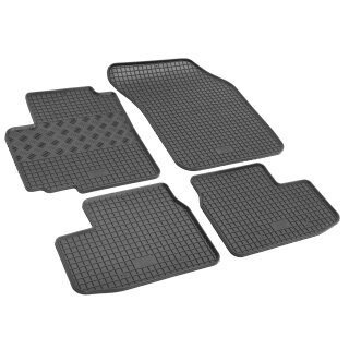 Gummimatten für SUZUKI Splash ab 2008 bis 2016 - schwarz, 1,5 cm Rand