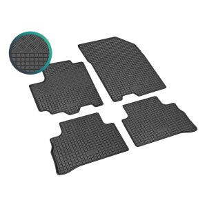 Gummimatten für SUZUKI Vitara 1,4 Hybrid ab 2020 - schwarz, 1,5 cm Rand