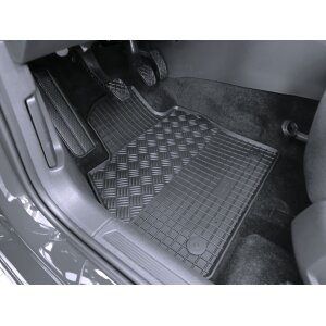 Gummimatten für SKODA Fabia IV ab 2021 - schwarz,...