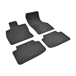 Gummimatten für SKODA Octavia IV ab 2020 - schwarz, 1,5 cm Rand