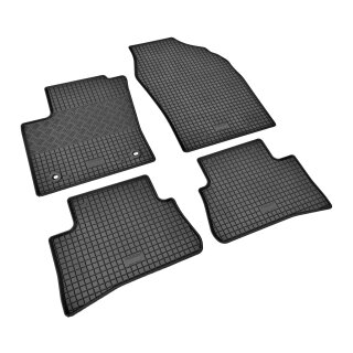 Gummimatten für TOYOTA C-HR ab 2016 - schwarz, 1,5 cm Rand