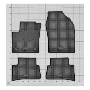 Gummimatten für TOYOTA C-HR ab 2016 - Hochwertige Autoteppiche für optimale Passform