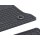 Gummimatten für TOYOTA Hilux Double Cab ab 2016 - schwarz, 1,5 cm Rand
