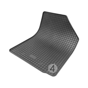 Gummimatten für TOYOTA Yaris II ab 2006 bis 2011 - schwarz, 1,5 cm Rand