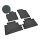 Gummimatten für TOYOTA Yaris III 2012 bis 2012 - schwarz, 1,5 cm Rand