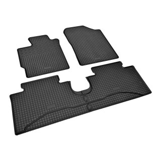 Gummimatten für TOYOTA Yaris Hybrid ab 2012 - schwarz, 1,5 cm Rand