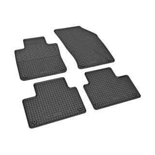 Gummimatten für VOLVO S60 III ab 2018 - schwarz, 1,5 cm Rand