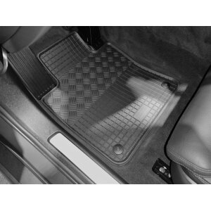 Gummimatten für VOLVO S60 III ab 2018 - schwarz, 1,5 cm Rand