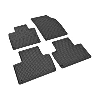 Gummimatten für VOLVO XC90 II ab 2015 - schwarz, 1,5 cm Rand