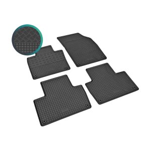 Gummimatten für VOLVO XC90 II ab 2015 - schwarz, 1,5 cm Rand