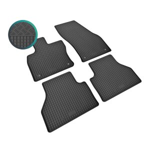 Gummimatten für VW Caddy ab 2021 - 5Sitze - schwarz, 1,5 cm Rand