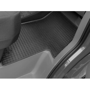 Gummimatten für VW Crafter ab 2017 - 3Sitze - schwarz, 1,5 cm Rand